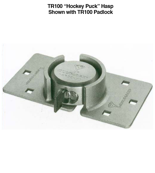 Round Padlock Hasp