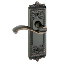 Ornate Portofino Lever With Windsor Rose, Grandeur WINPRT