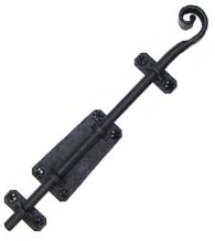 7 Inch Swirled Slide Bolt, Acorn RL5BP