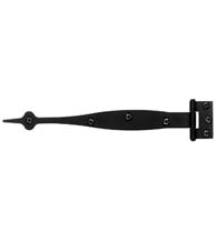 9 Inch Smooth Iron Cabinet Spear Tip Strap Hinge, Acorn AI2BQ