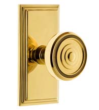 Soleil Knob with Carre Plate, Grandeur CARSOL