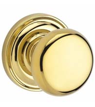 Round Door Knob Set, Baldwin ROU-TRR