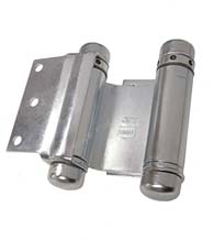3 Inch Half Surface Double Acting Spring Hinge, Pair, Bommer 3023-3