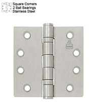 4-1/2 x 4 Stainless Steel Hinge with 2 Ball Bearings, Bommer BB5002-454-630