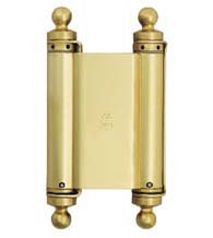 6 Inch Mortise Type Double Acting Spring Hinge with Ball Tips, Pair, Bommer CL3029-6