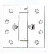 4-1/2 x 4-1/2 x Square Corners Spring Hinge, Pair, Bommer LB4310C-450