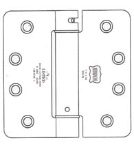 4 x 4 x 1/4 Radius Heavy Duty Spring Hinge, Pair, Bommer LB4311C-400
