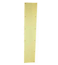 Solid Brass 6 x 28 Industrial Door Push Plate