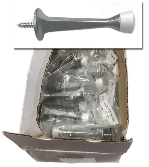 Bulk Pack Baseboard Stops, 50 Pack, Global RDSUS26D50PK