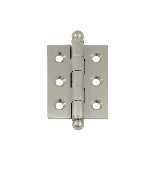 2 Inch x 11/2 Inch Solid Brass Hinge, Pair, Deltana CH2015