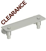 12 Inch Satin Nickel Wall Shelf, Deltana BBS2018-15