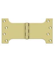 4 x 8 Solid Brass Parliament Hinge, Pair, Deltana DSPA4080