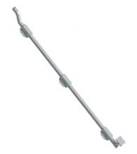 26 Inch Modern Offset Surface Bolt, Deltana FPGM26