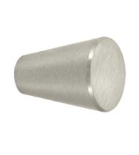 3/4 Inch Satin Stainless Steel Retro Cabinet Knob, Deltana KC20U32D