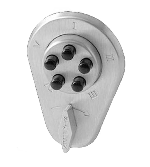 Simplex Keypad Deadbolt With Key Override, KABA 9100000