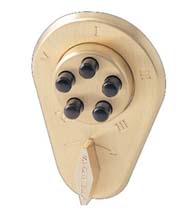 Simplex Keypad Deadlatch for 1-3/4 Inch Door Thickness, KABA 9190000