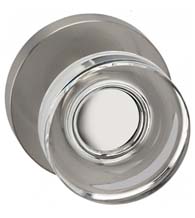 Contemporary Clear Door Knob, Omnia 936MD