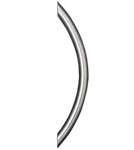 14 Inch Smooth Curve Brushed Stainless Steel Appliance Pull, Omnia AP-9450/320-US32D