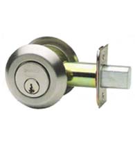 Low Profile Modern Double Cylinder Deadbolt, Omnia D0806LAC