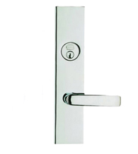 Modern Door Lever Entry Lockset, Omnia D12560
