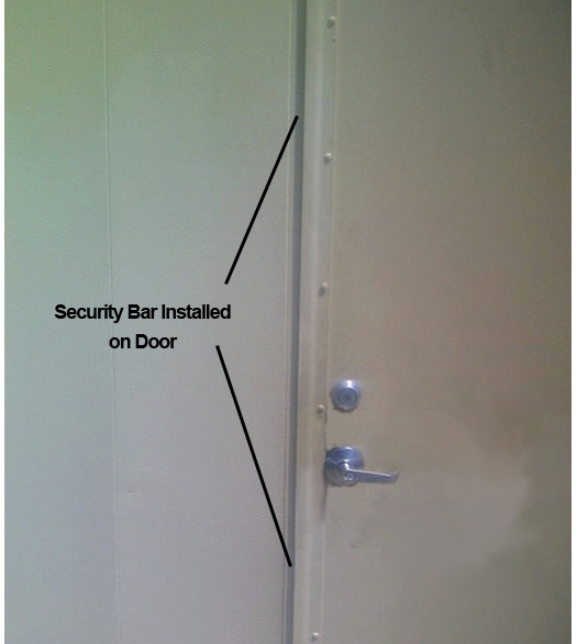 80 Inch Offset Security Bar, NGP 1392SP80