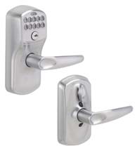 Plymouth Keypad Entry Flex-Lock With Jazz Lever, Schlage FE595PLYJAZ