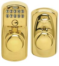 Plymouth Keypad Entry Flex-Lock Matching Knob, Schlage FE595PLYPLY