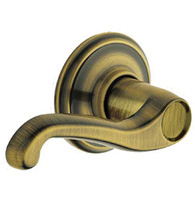 Flair Door Lever Set, Schlage F-FLA
