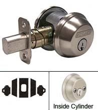 Schlage B62 Satin Nickel Double Cylinder Deadbolt, B62 619