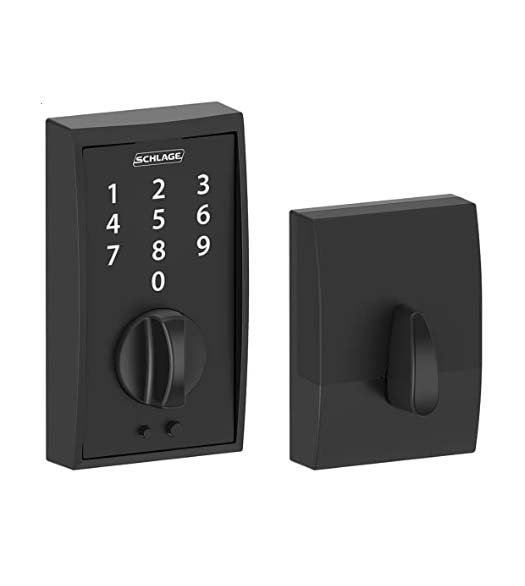 Thick Door Touchscreen Deadbolt, DBE375CEN/02007
