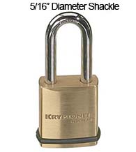 Schlage Kryptonite Padlock with 5/16 Diameter Shackle, 2 Inch Clearance