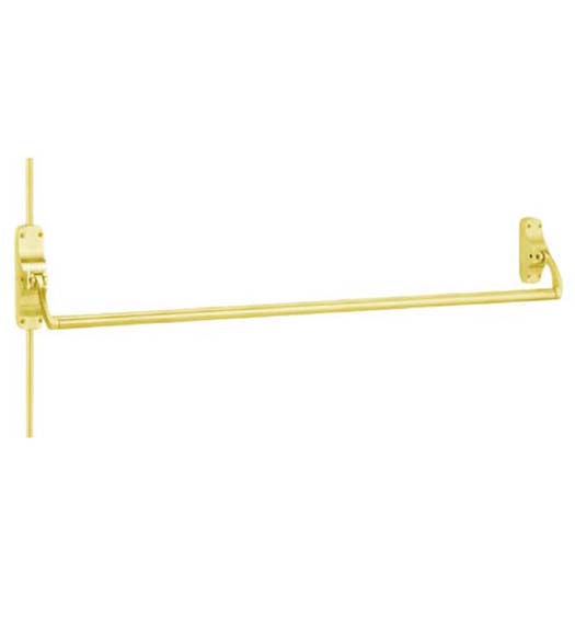 Polished Brass Vertical Rod Exit Device
