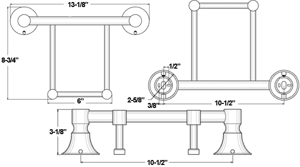 Deltana 88MR Magazine Rack Specifications