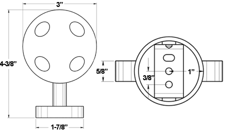 Deltana BBS2014 Tooth Brush Holder Specifications