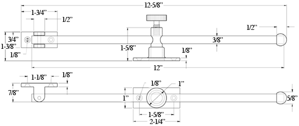 Deltana CSA12 Window Casement Stay Specifications