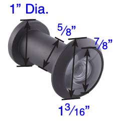 Emtek 2610 Eye Viewer Size