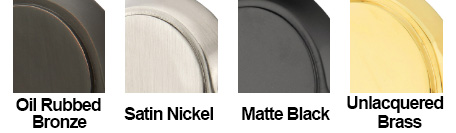 Emtek Available Finishes