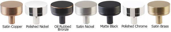 Emtek Finish Chart