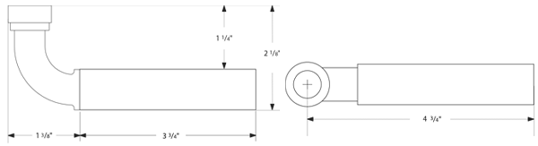 T-Bar Faceted Lever