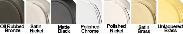 Emtek Finish Chart