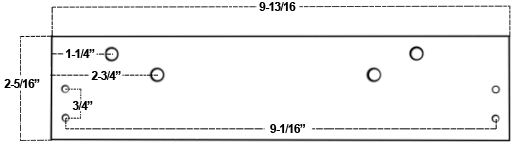 DP-1204 drop plate dimensions