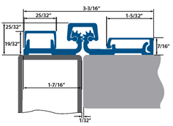 (未使用･未開封品)Low Profile Hinge Mount 32-52&quot; sugatsune-SUGJ95C2416TNIS-