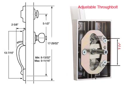 Dummy San Clemente Handleset, Kwikset 819SCE - Doorware.com