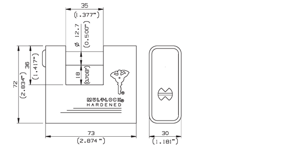 Omnia Narrow Plate Ornate Levers Specifications